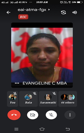 4 Evangeline Webinar organized by Department of MBA of Saveetha Engineering College 1