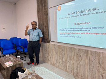 Seminar on AI for Social Impact at Saveetha Engineering College 1