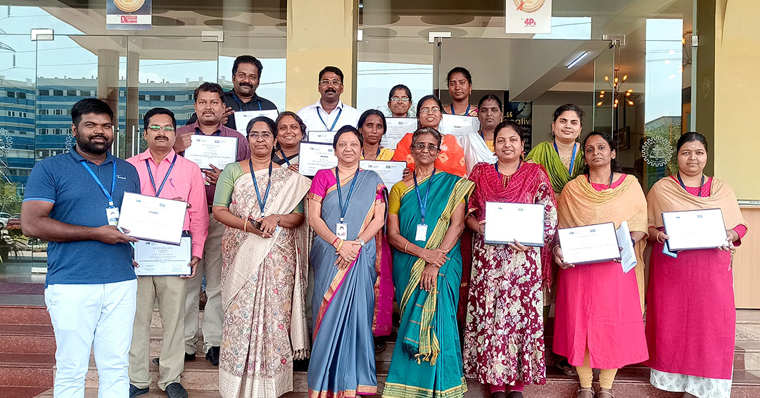 Faculty achievement received IIEECP Certificates
